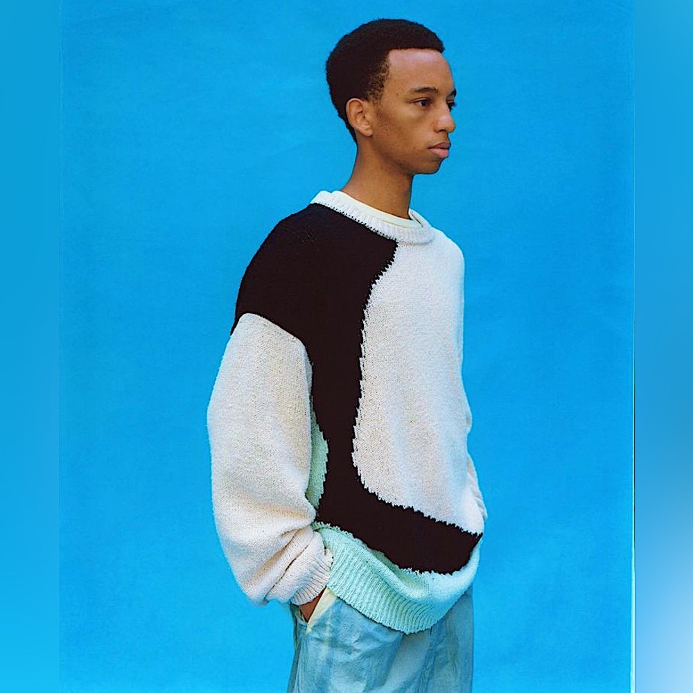 YOKE Tokyo crewneck cotton sweater SZ 3/ US L
